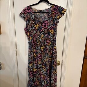 Floral Maxi Dress - Multicolor
